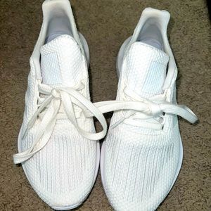 White Adidas Running Shoes